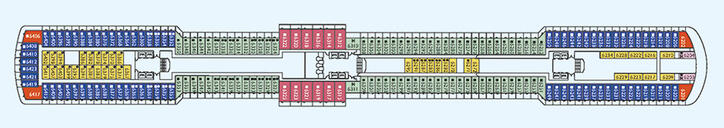 Deckplan der Costa Deliziosa