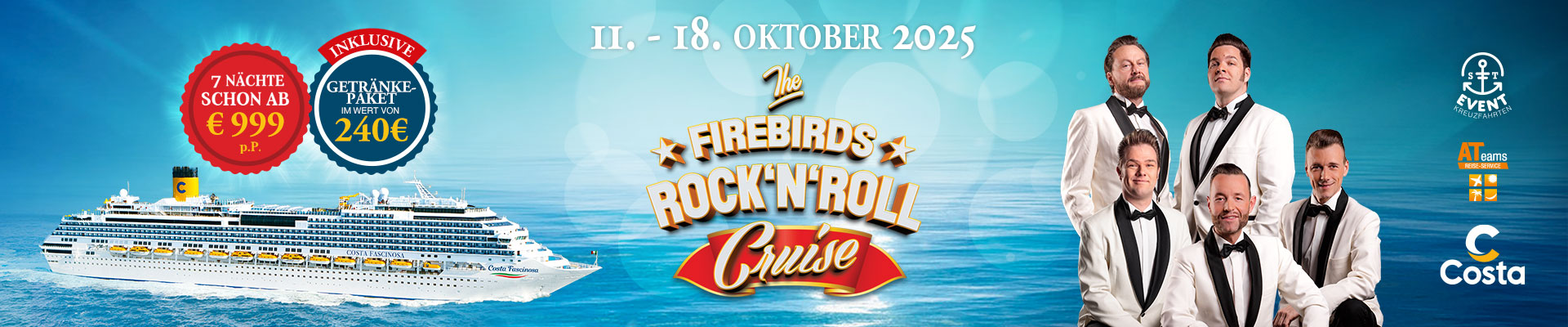 C'est reparti pour un tour − „The Firebirds Rock’n’Roll Cruise“