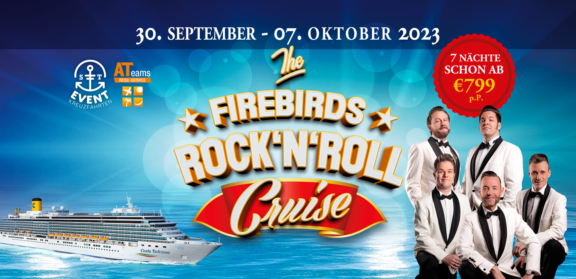 Es geht in die nächste Runde - „The Firebirds Rock’n’Roll Cruise“